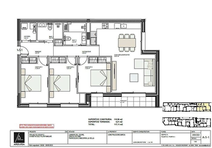 Piso en venta de 3 habitaciones en Andorra la Vella, Andorra