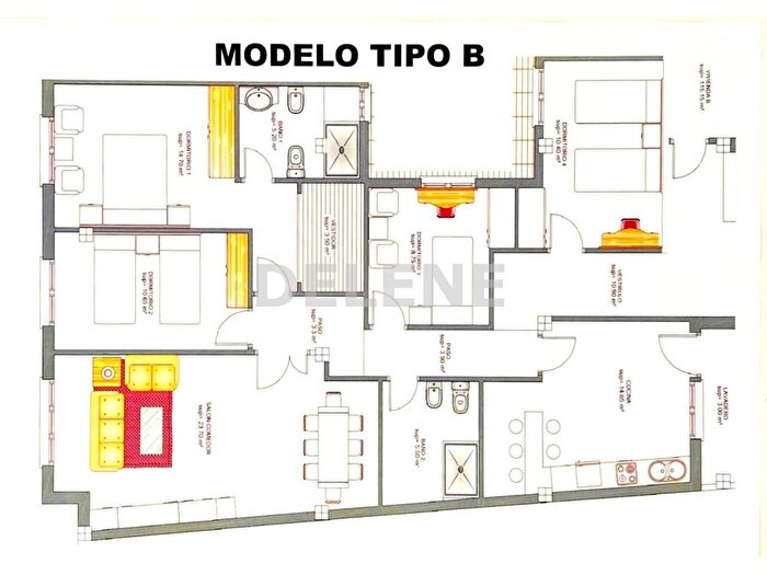 Piso en venta de 4 habitaciones en Castilla La Mancha, Albacete