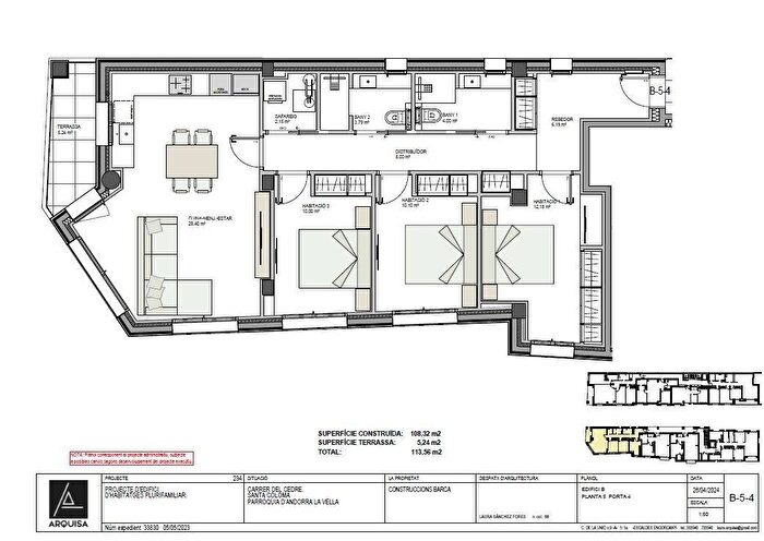 Piso de 3 habitaciones en venta en Andorra, Andorra