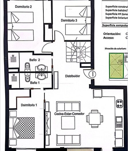 Piso en venta de 3 habitaciones, Sant Antoni de Portmany, Illes Balears