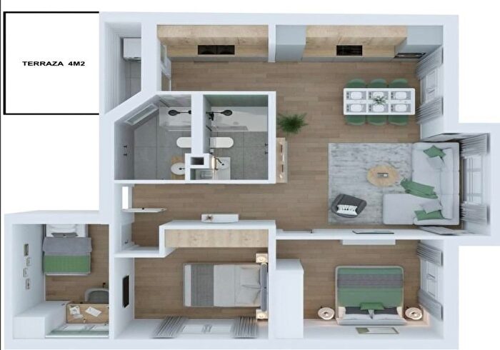 Piso de 3 habitaciones en venta en Ponent, Camp den Serralta