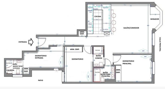 Usera, Almendrales: Piso en venta de 3 habitaciones
