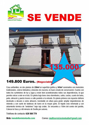 Casa en venta de 5 habitaciones: Extremadura, Badajoz