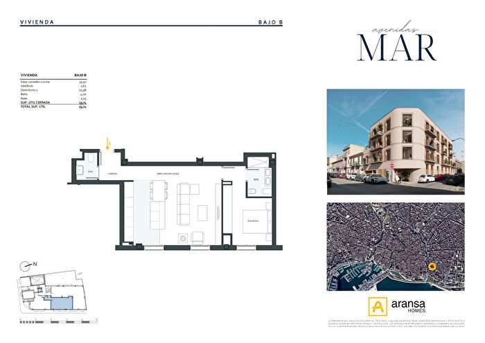 Piso en venta de 1 habitación: Llevant, Foners